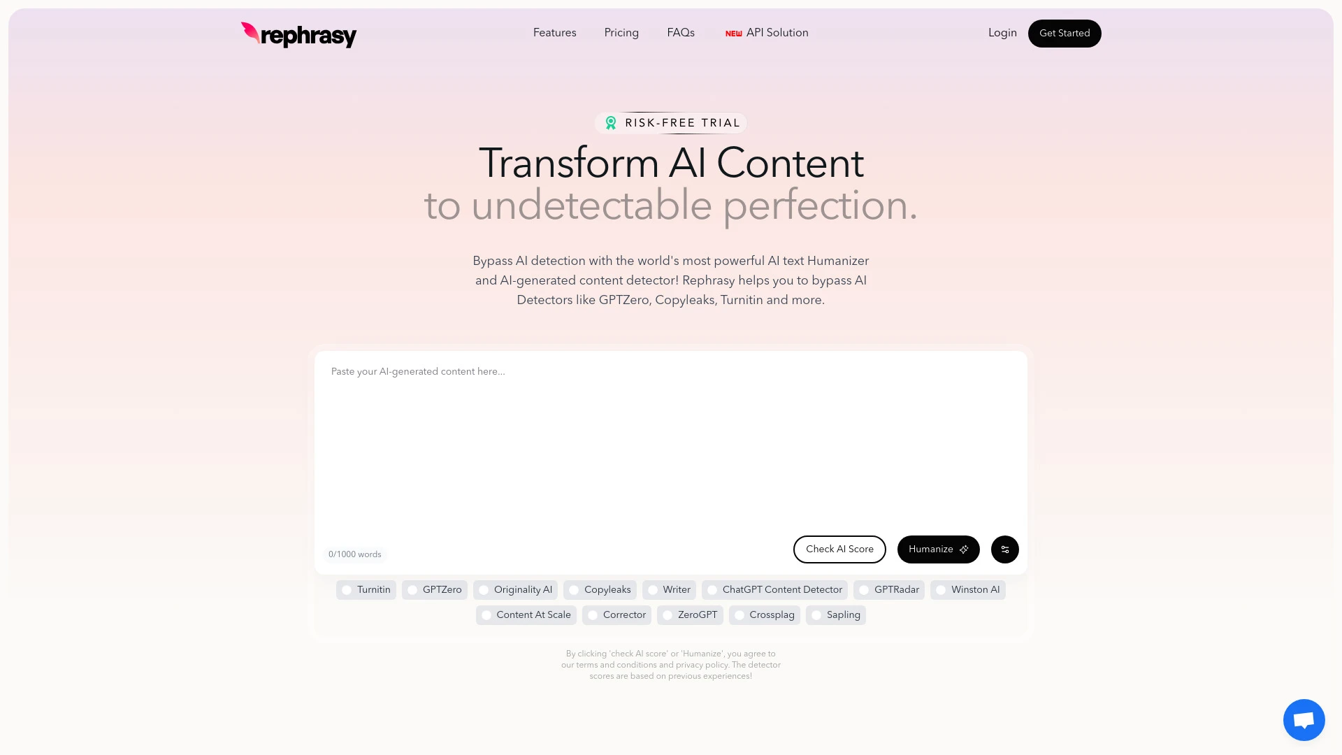 Rephrasy - AI Tool Ocean