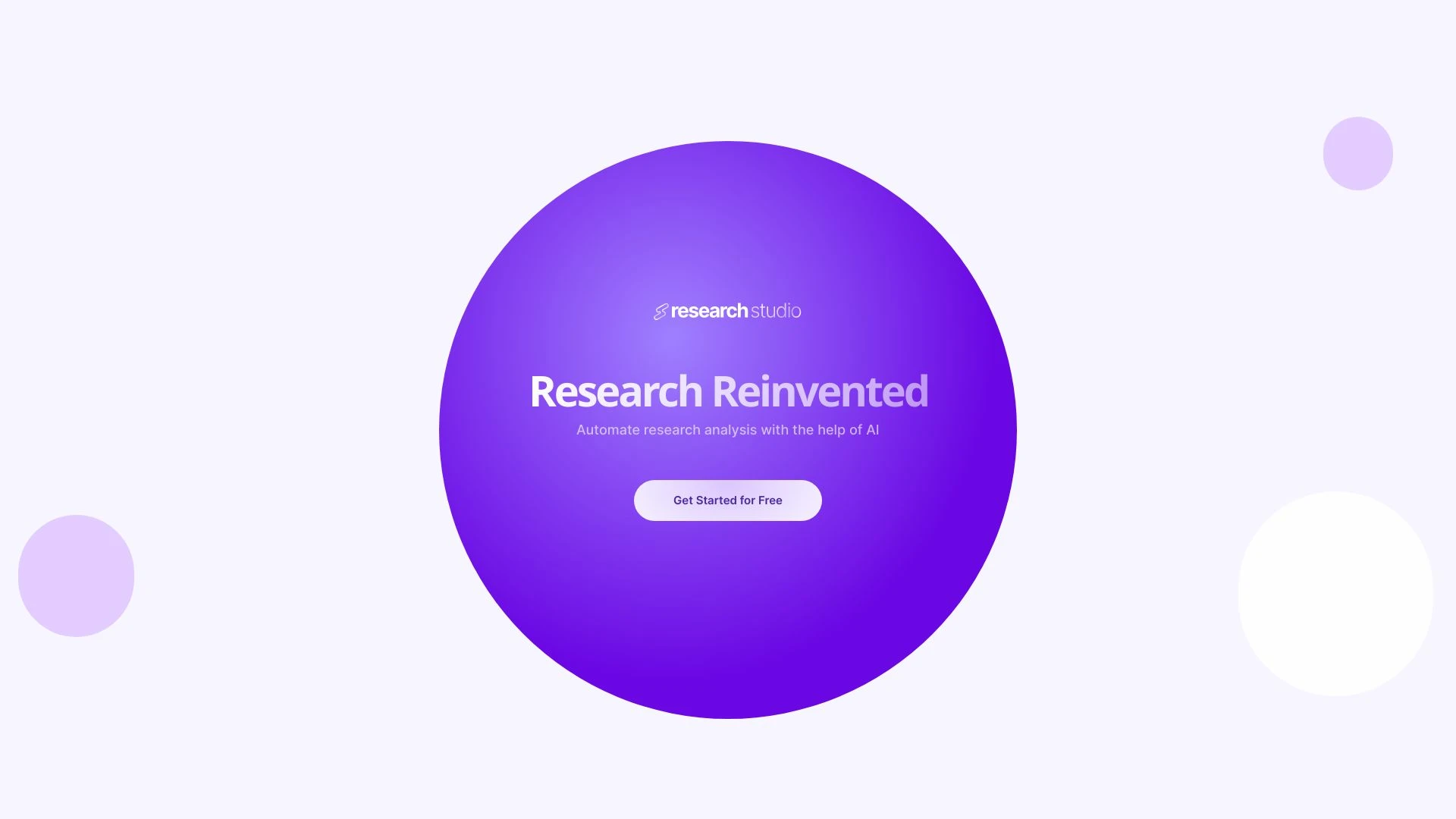 Research Studio - AI Tool Ocean