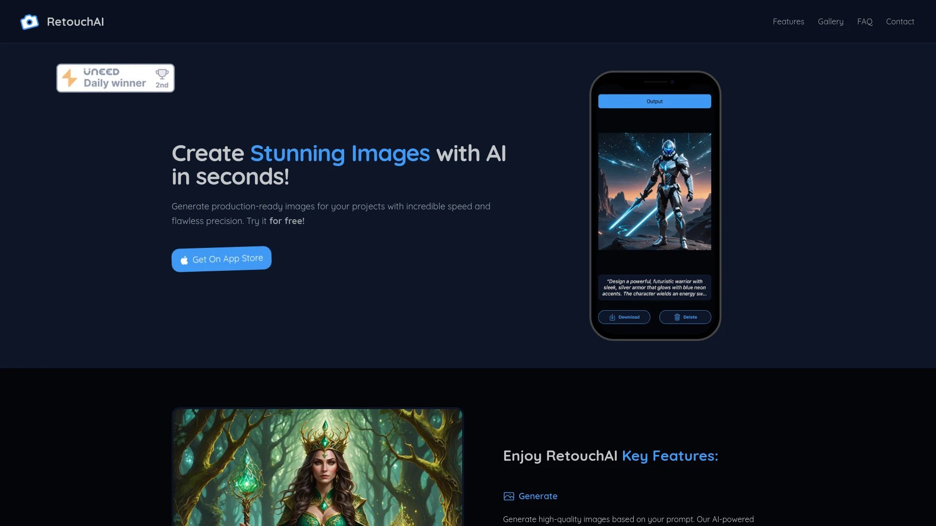 RetouchAI - AI Tool Ocean