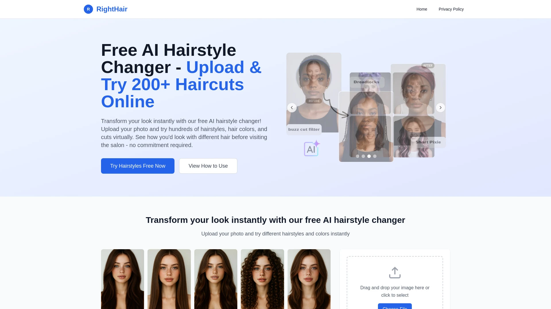 RightHair - AI Tool Ocean