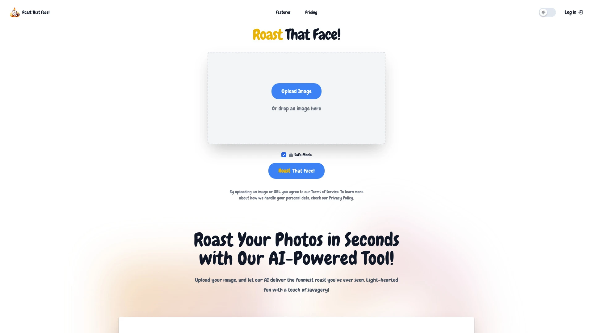 Roast That Face - AI Tool Ocean