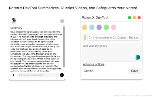 Roten.X DevTool - Chrome Extension - AI Tool Ocean
