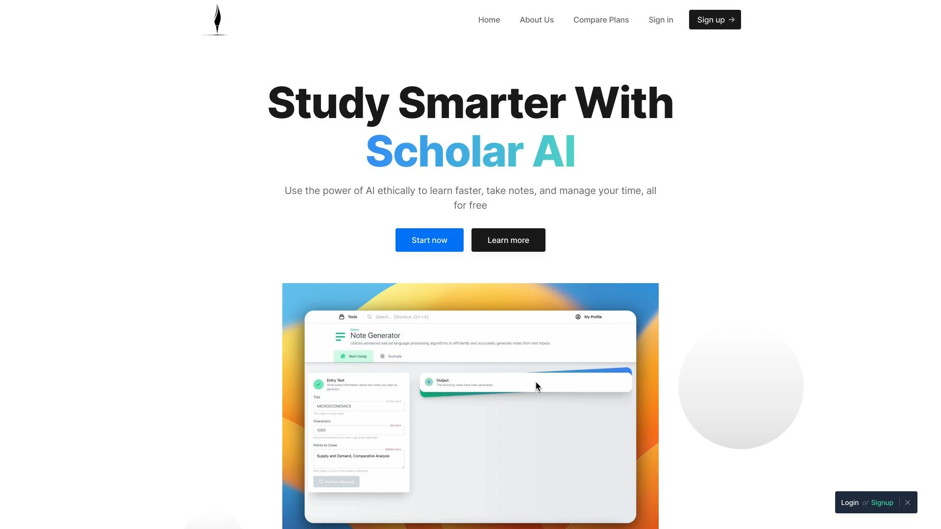 ScholarAI - AI Tool Ocean