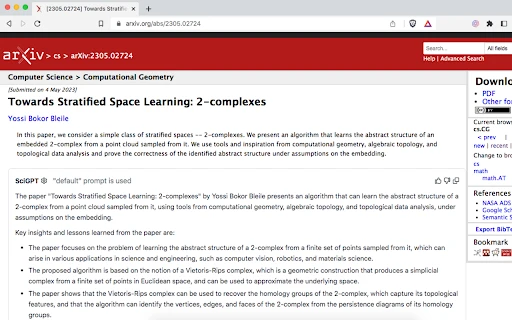 SciGPT - Chrome Extension - AI Tool Ocean