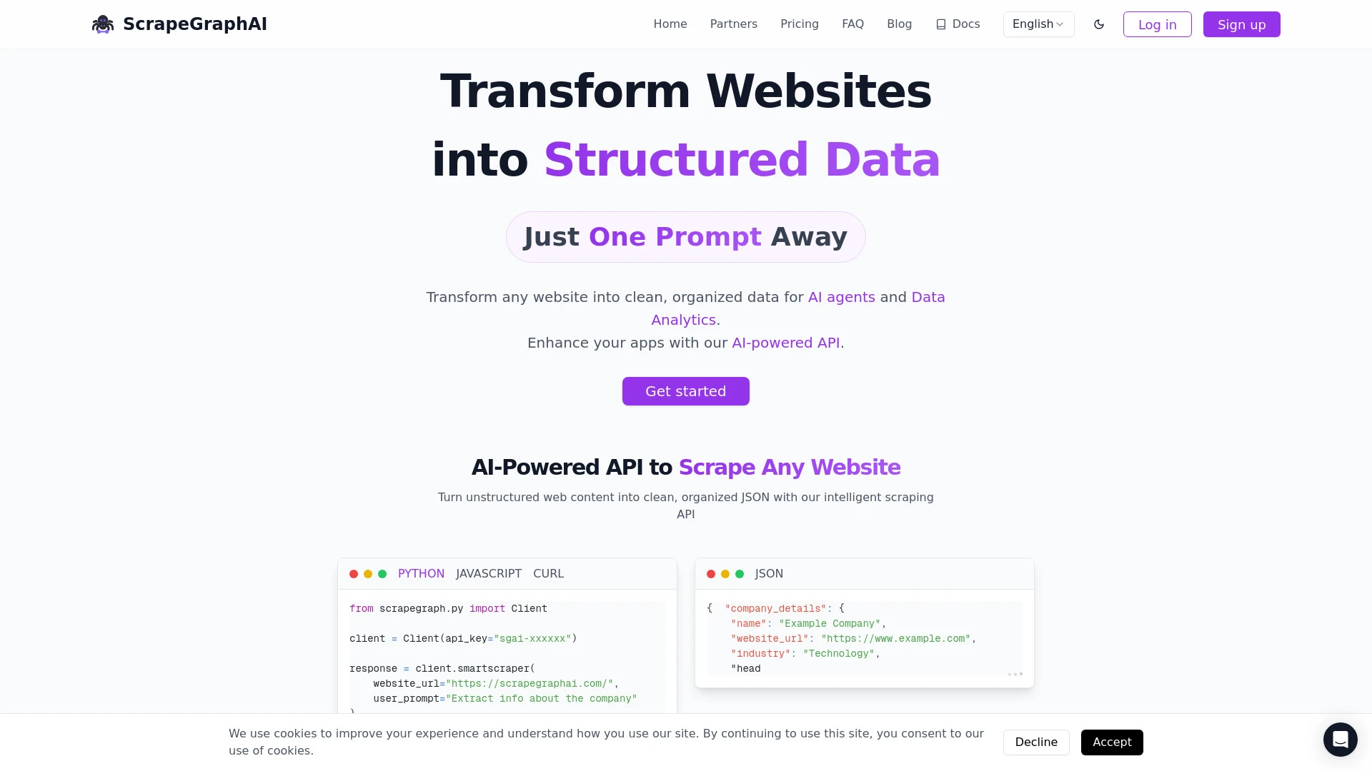 ScrapeGraphAI - AI Tool Ocean