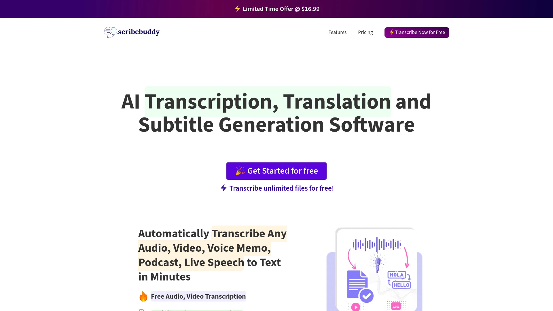 ScribeBuddy - AI Tool Ocean