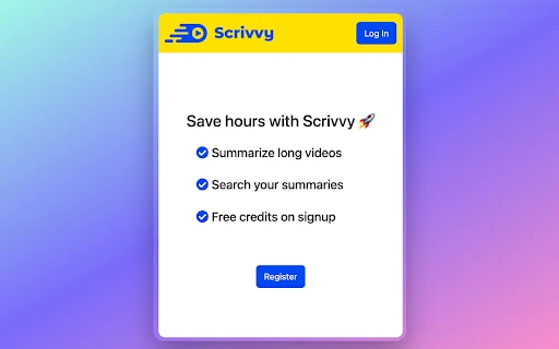 Scrivvy - Chrome Extension - AI Tool Ocean