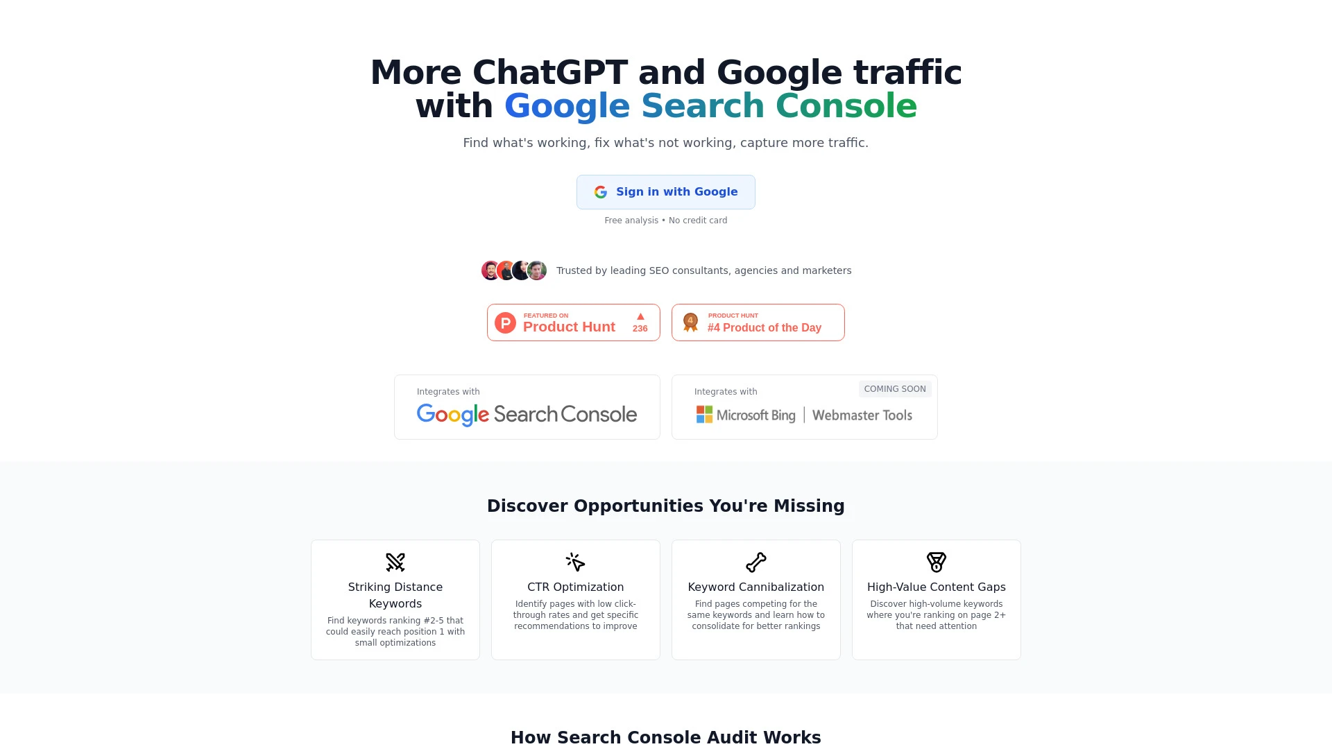 Search Console Audit - AI Tool Ocean