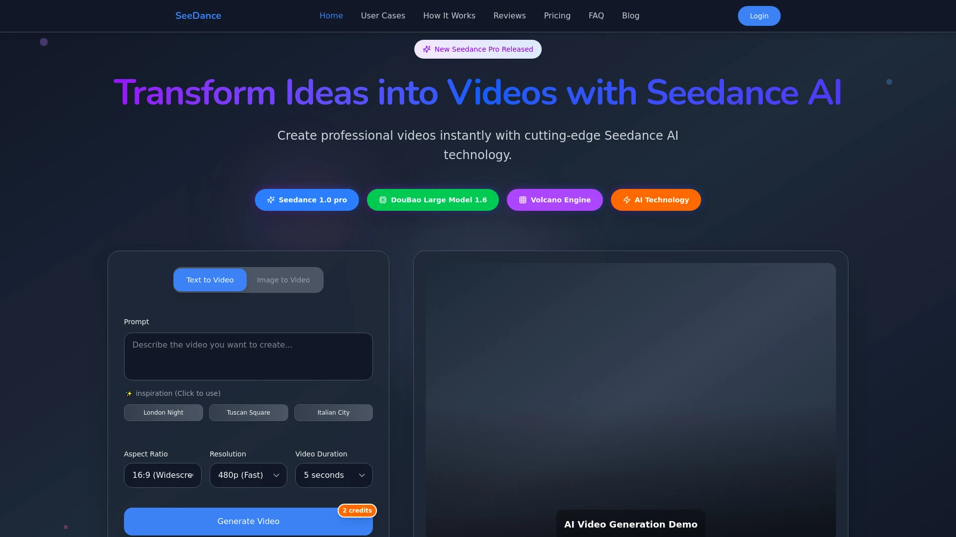 Seedance Pro - AI Tool Ocean
