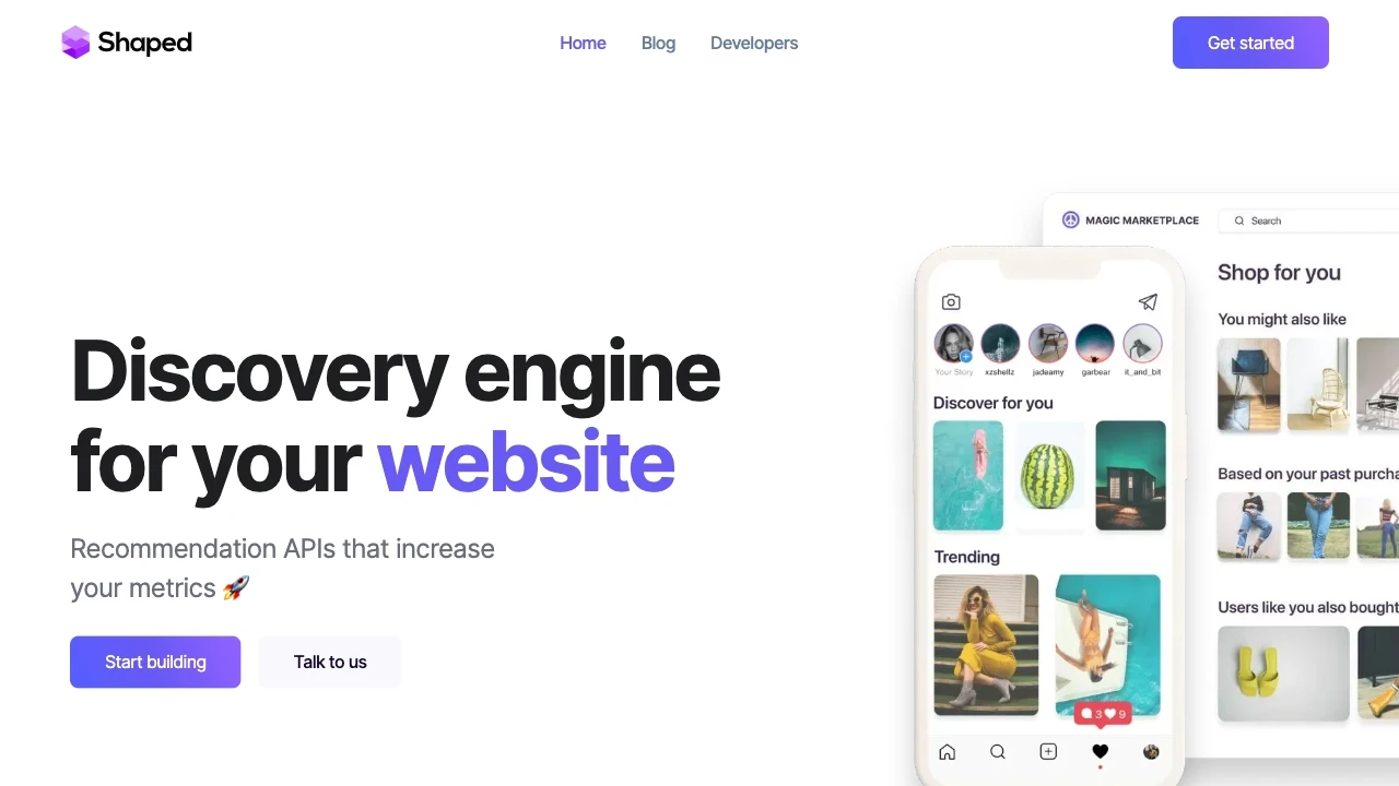 Shaped - AI Tool Ocean