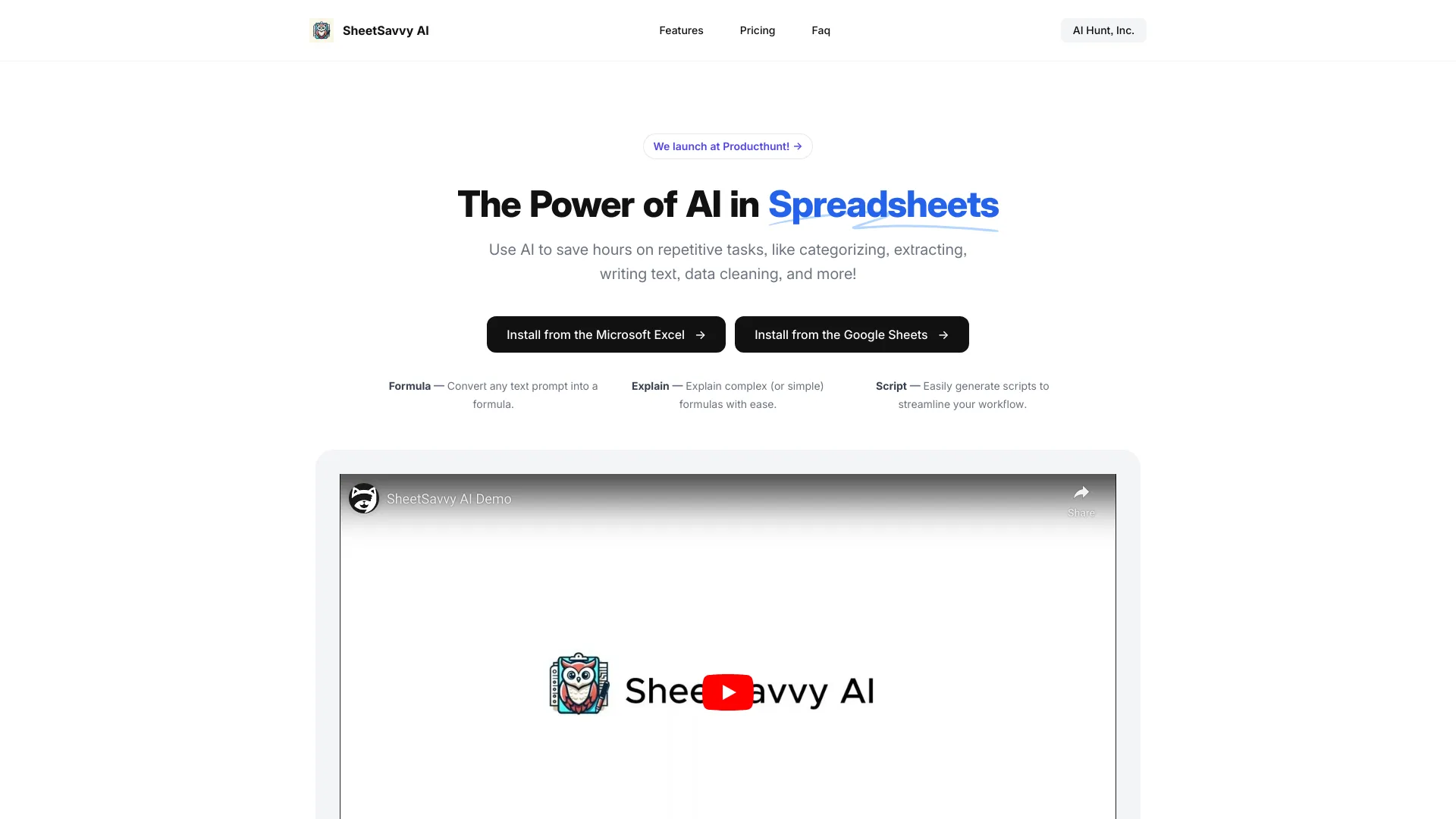 SheetSavvy AI - AI Tool Ocean