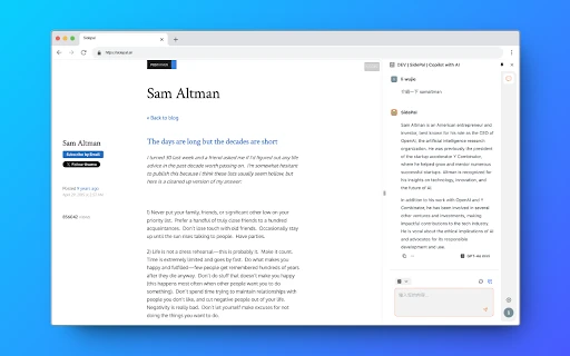 SidePal - Chrome Extension - AI Tool Ocean