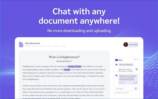 Skim AI - Chrome Extension - Chrome Extension - AI Tool Ocean