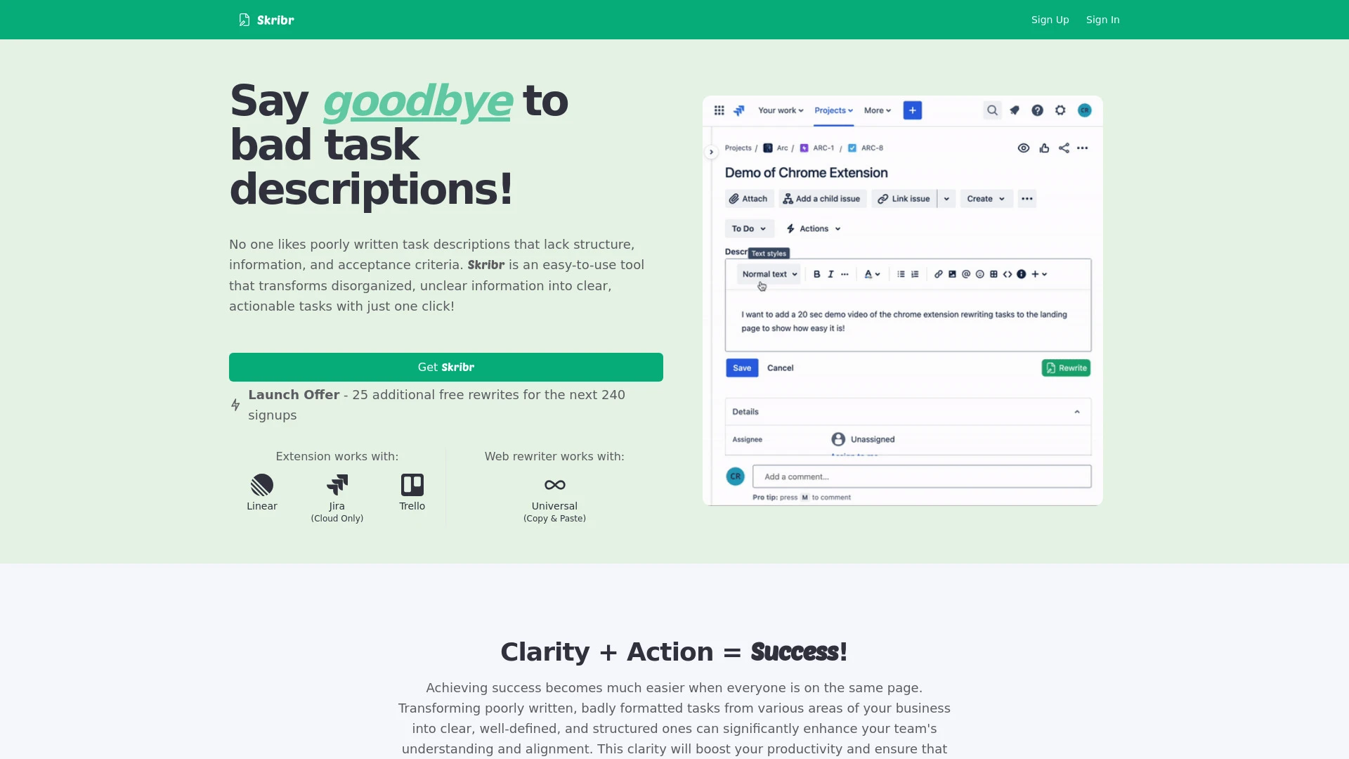 Skribr - AI Tool Ocean