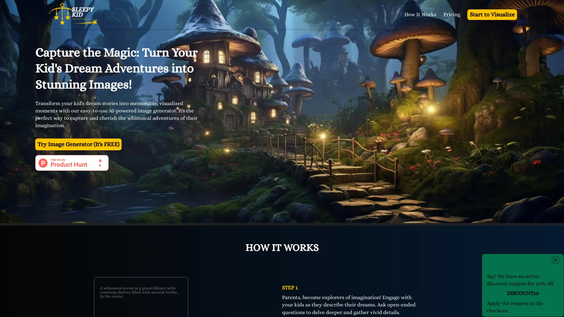 Sleepy Kid Creations - AI Tool Ocean