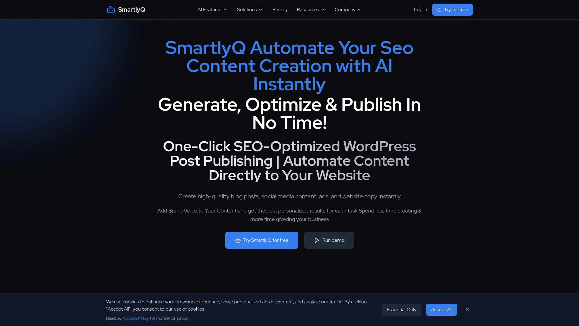 SmartlyQ - AI Tool Ocean