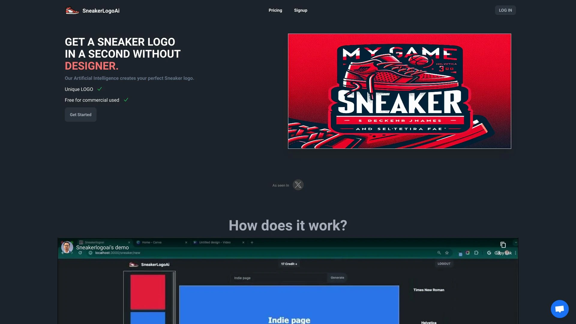 SneakerLogoAi - AI Tool Ocean