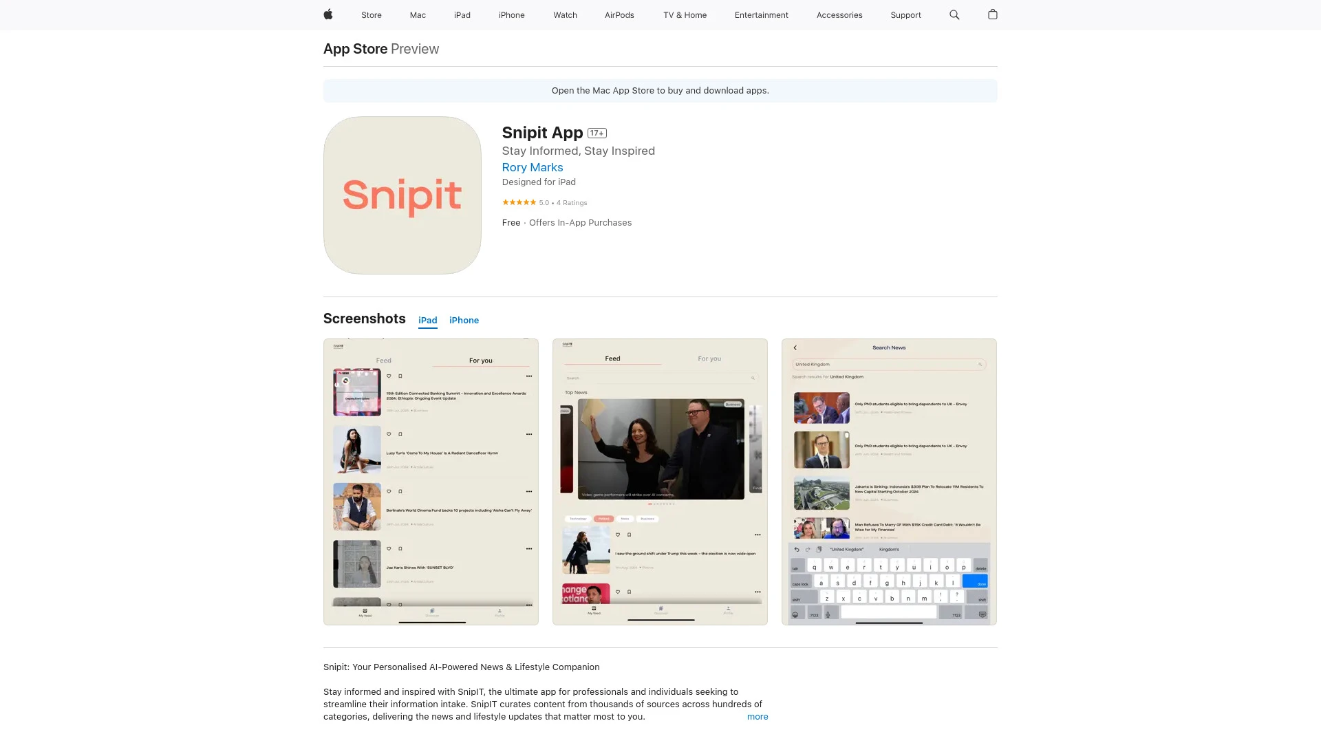 SnipIT App - AI Tool Ocean