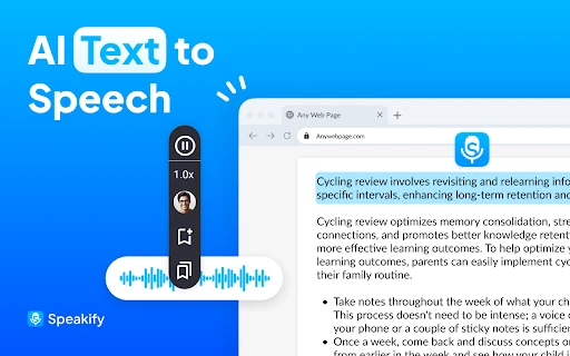 Speakify - Chrome Extension - AI Tool Ocean