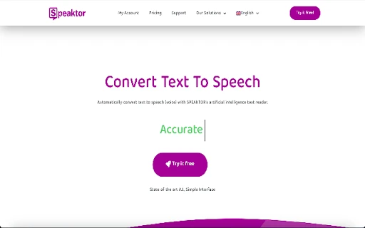 Speaktor - Chrome Extension - AI Tool Ocean