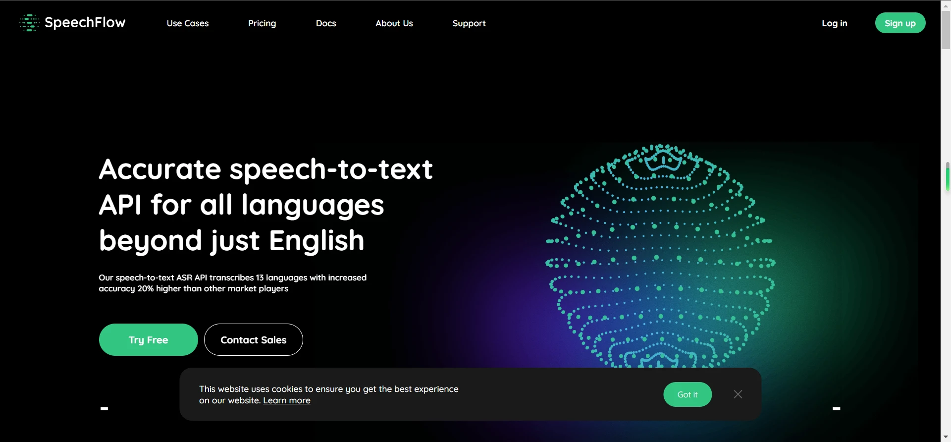SpeechFlow - AI Tool Ocean