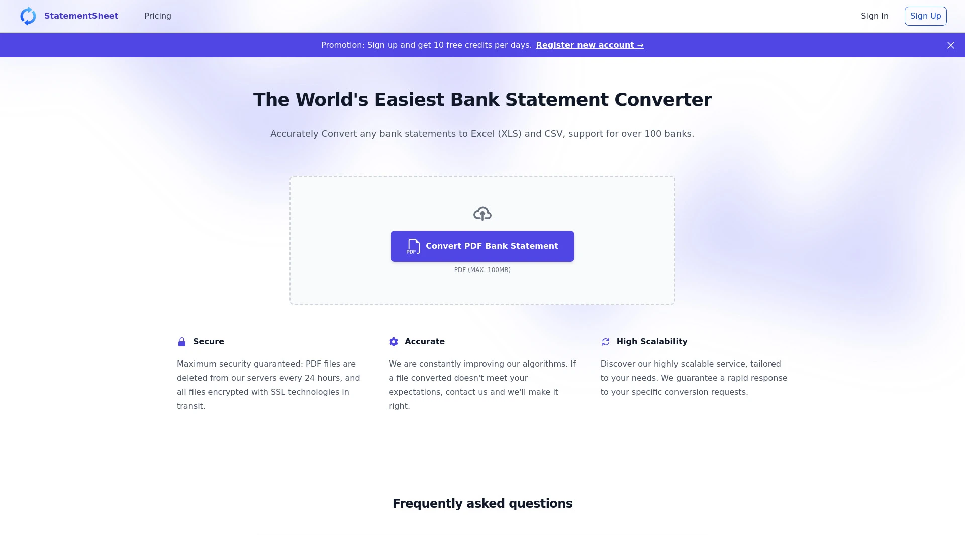 StatementSheet - AI Tool Ocean