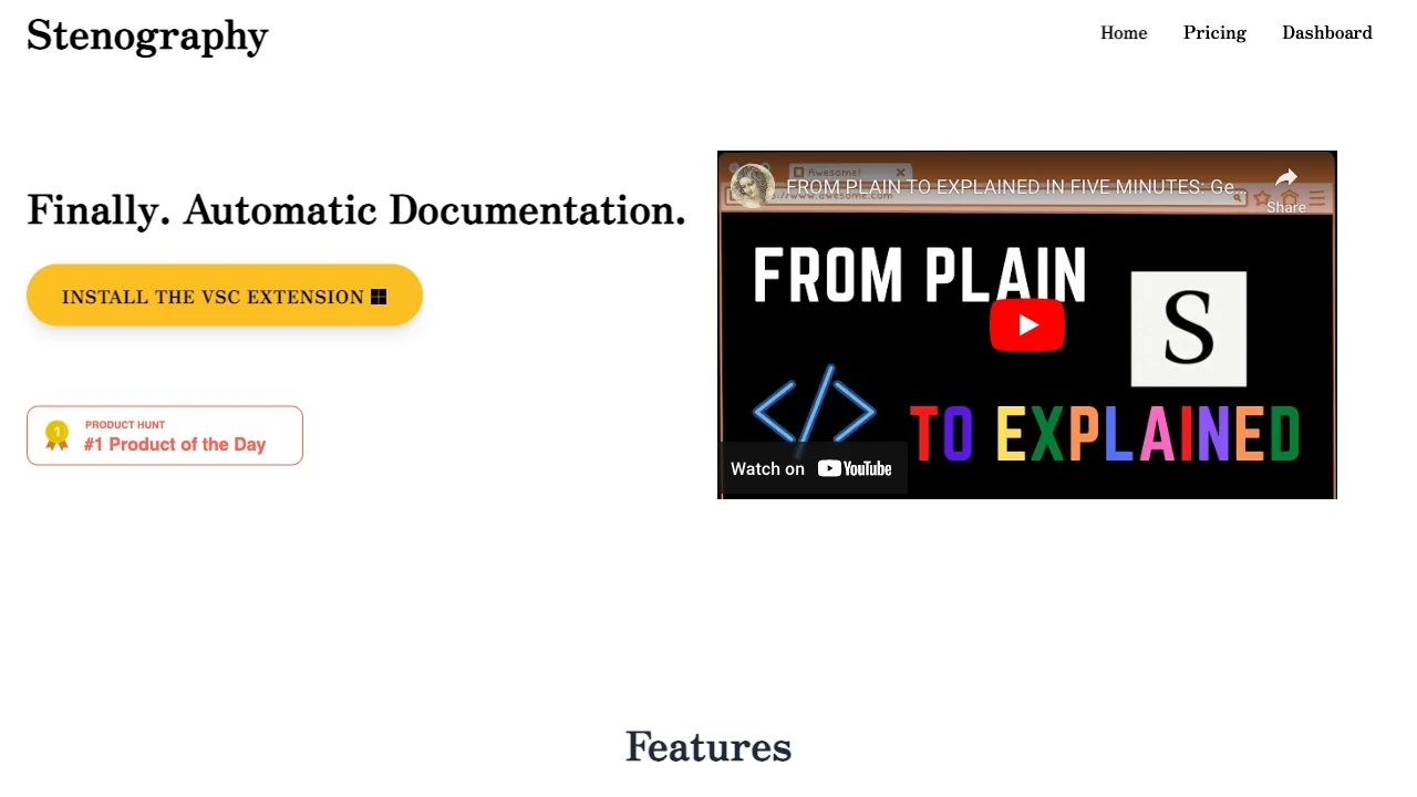 Stenography - AI Tool Ocean