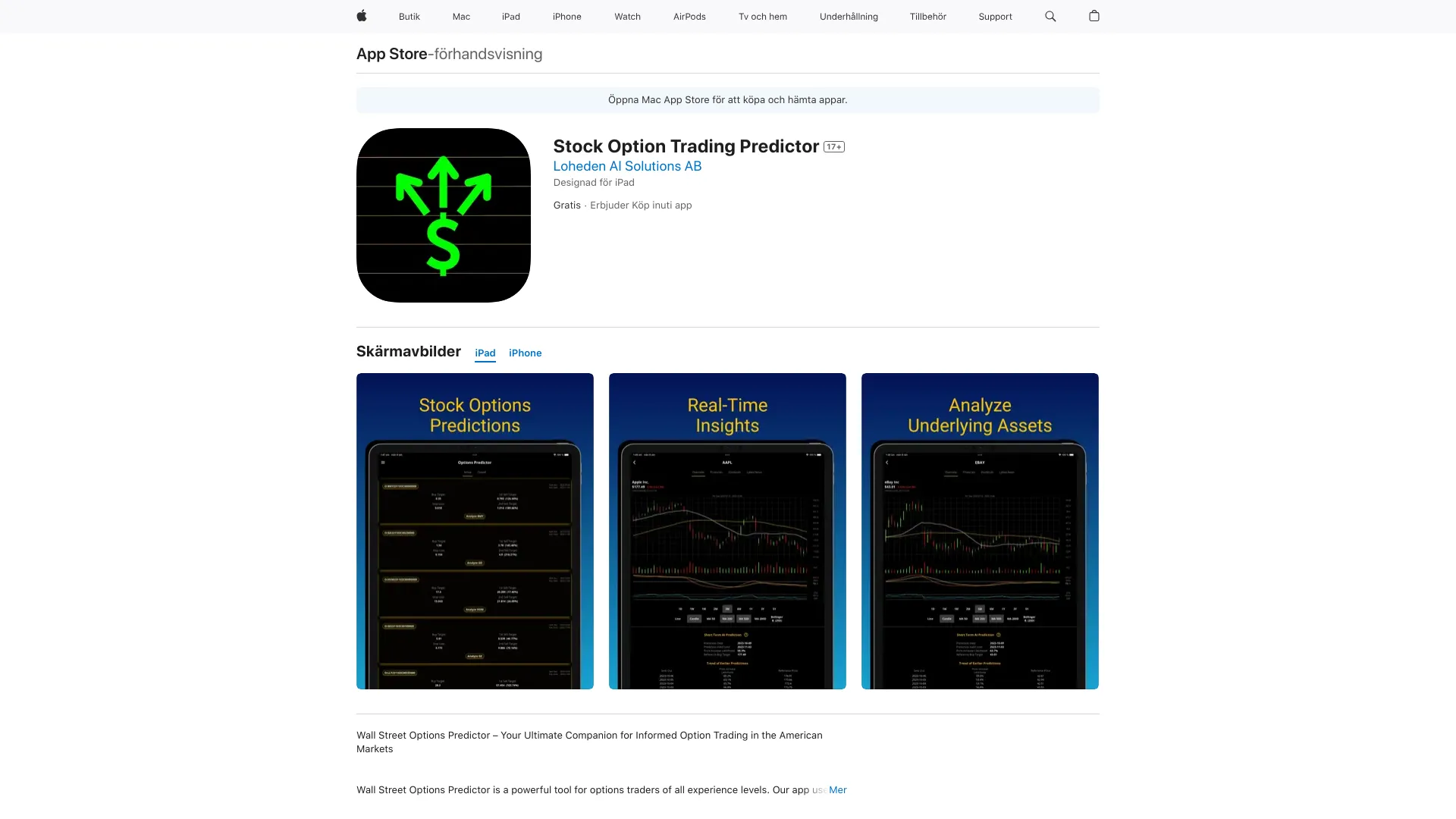 Stock Option Trading Predictor - AI Tool Ocean