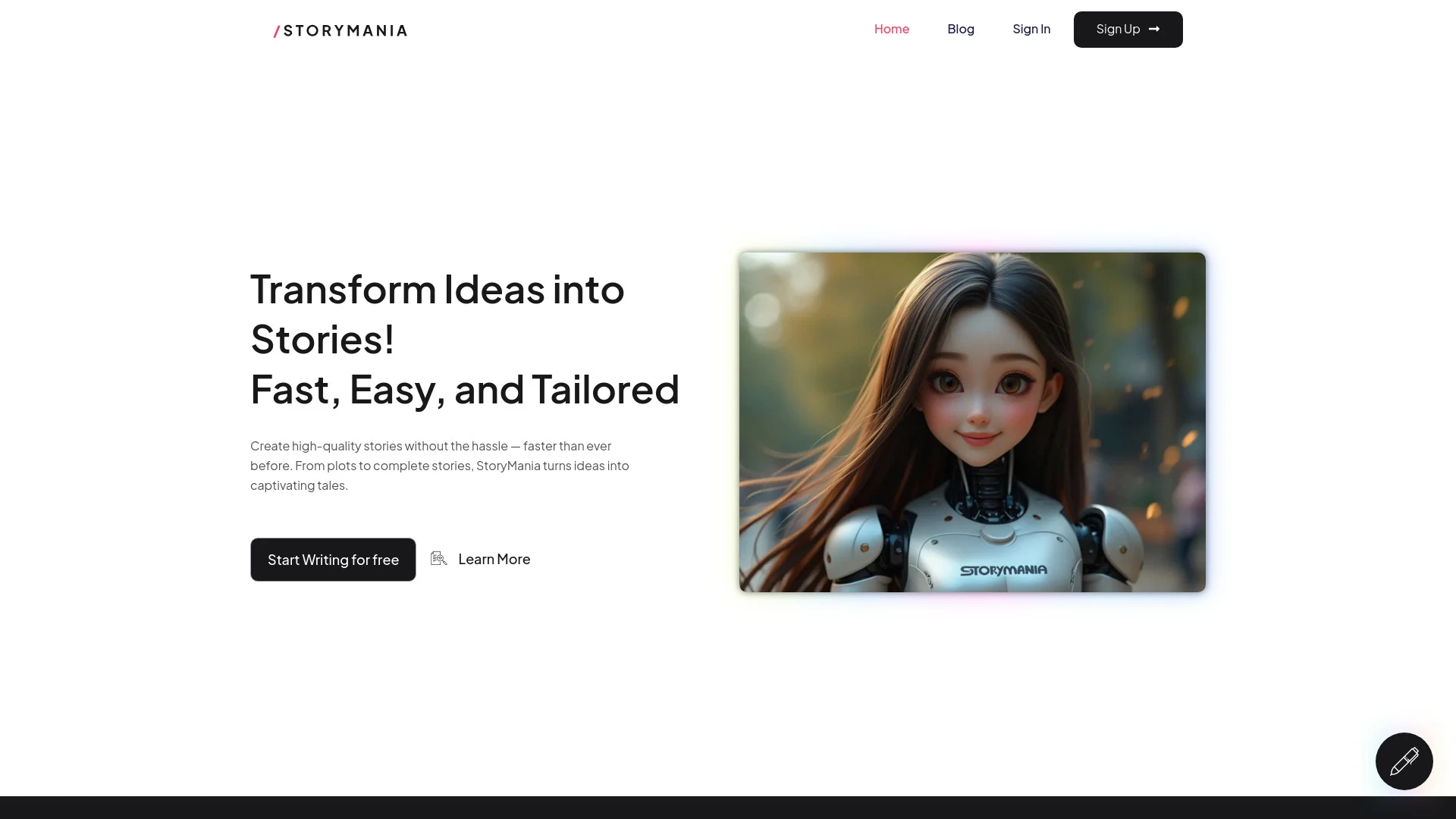 Storymania AI - AI Tool Ocean