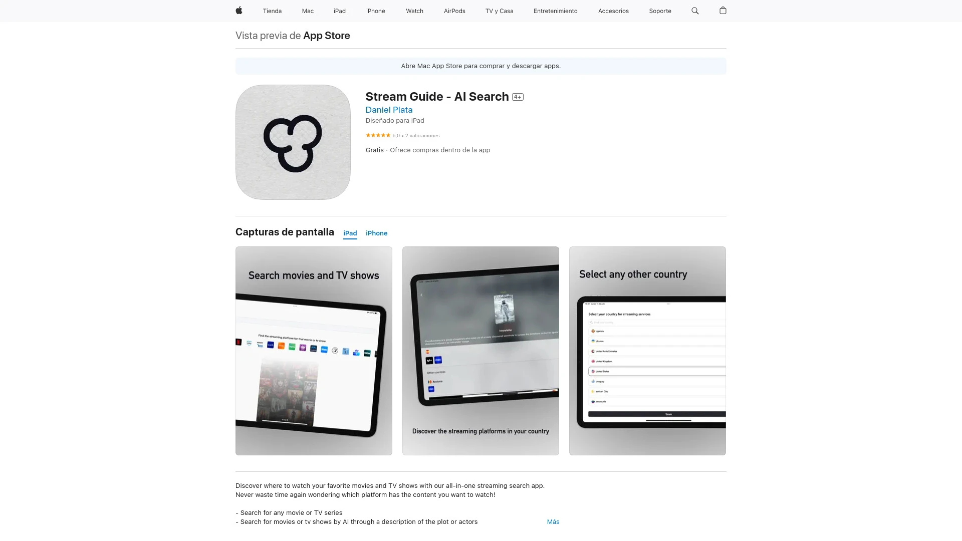 Stream Guide - AI Search - AI Tool Ocean