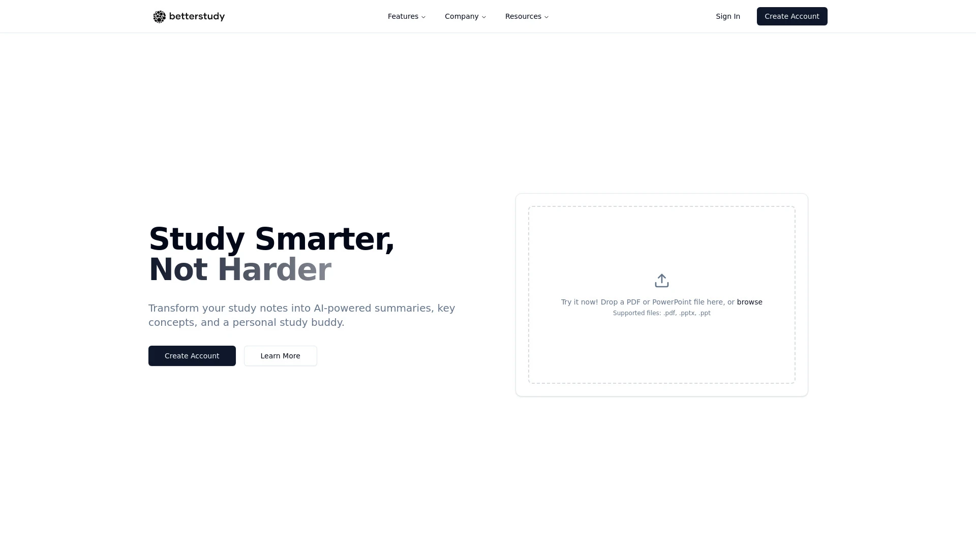 StudyBetter - AI Tool Ocean