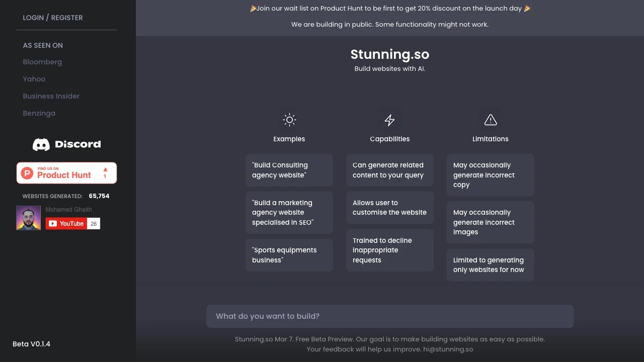 Stunning AI - AI Tool Ocean