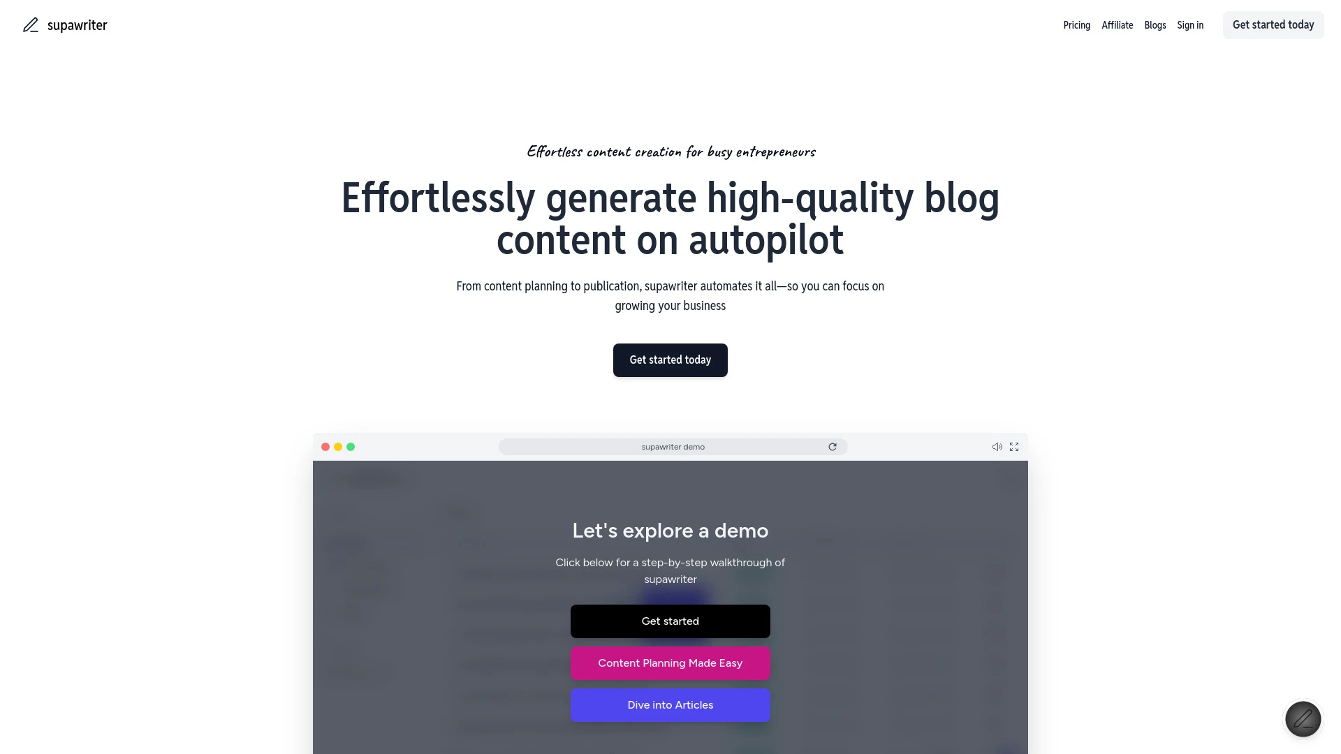 supawriter - AI Tool Ocean