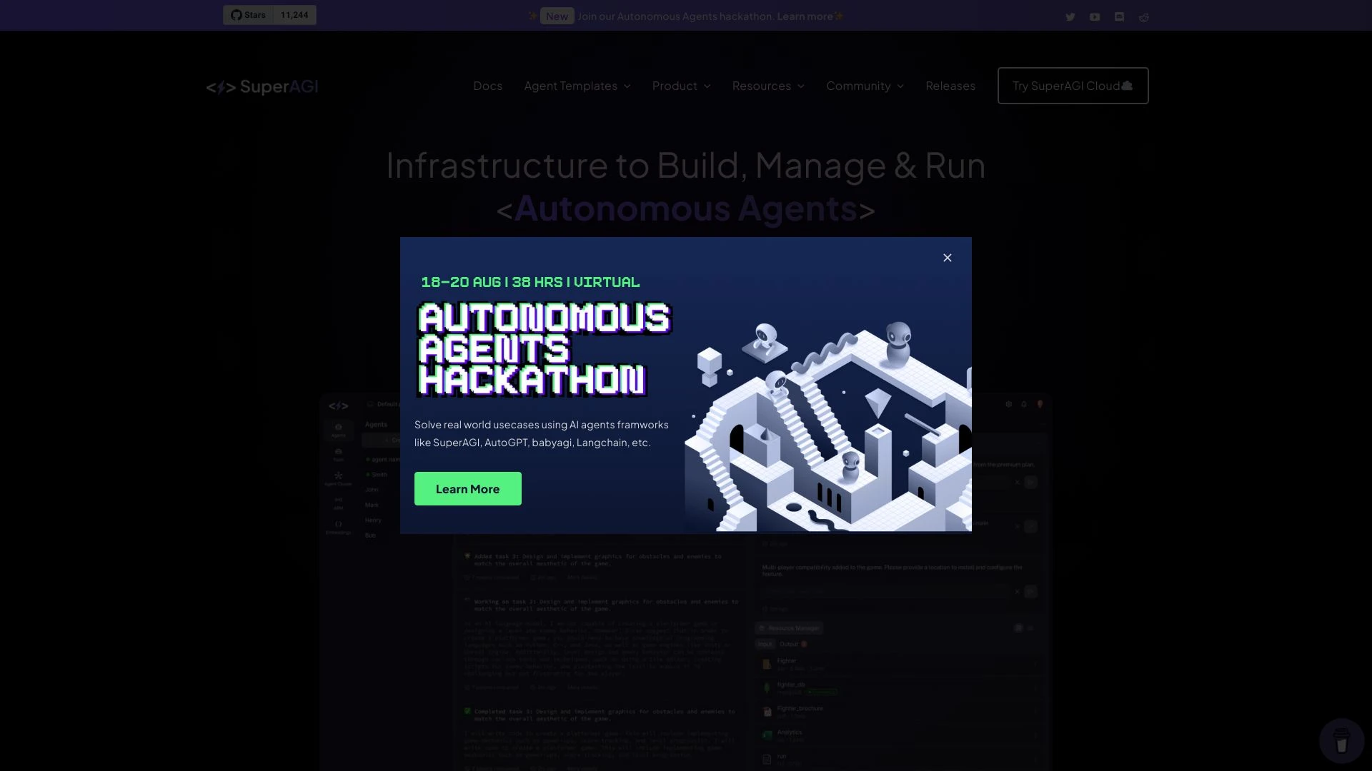SuperAGI - AI Tool Ocean