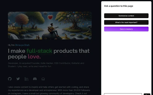 Supermemory - Chrome Extension - AI Tool Ocean