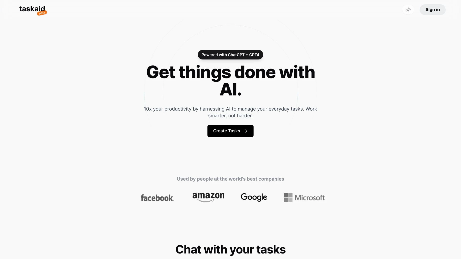 Taskaid AI - AI Tool Ocean