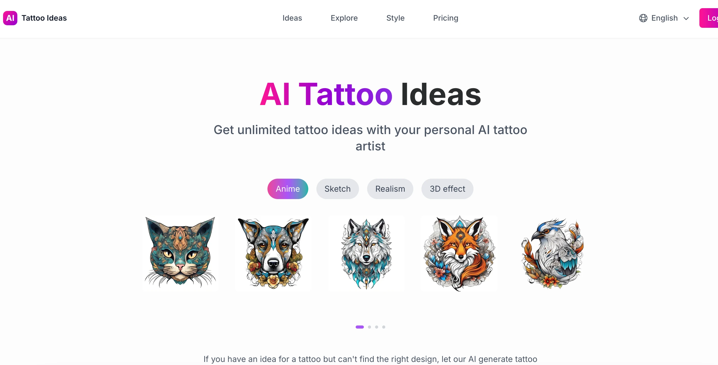 Tattoo Ideas AI - AI Tool Ocean