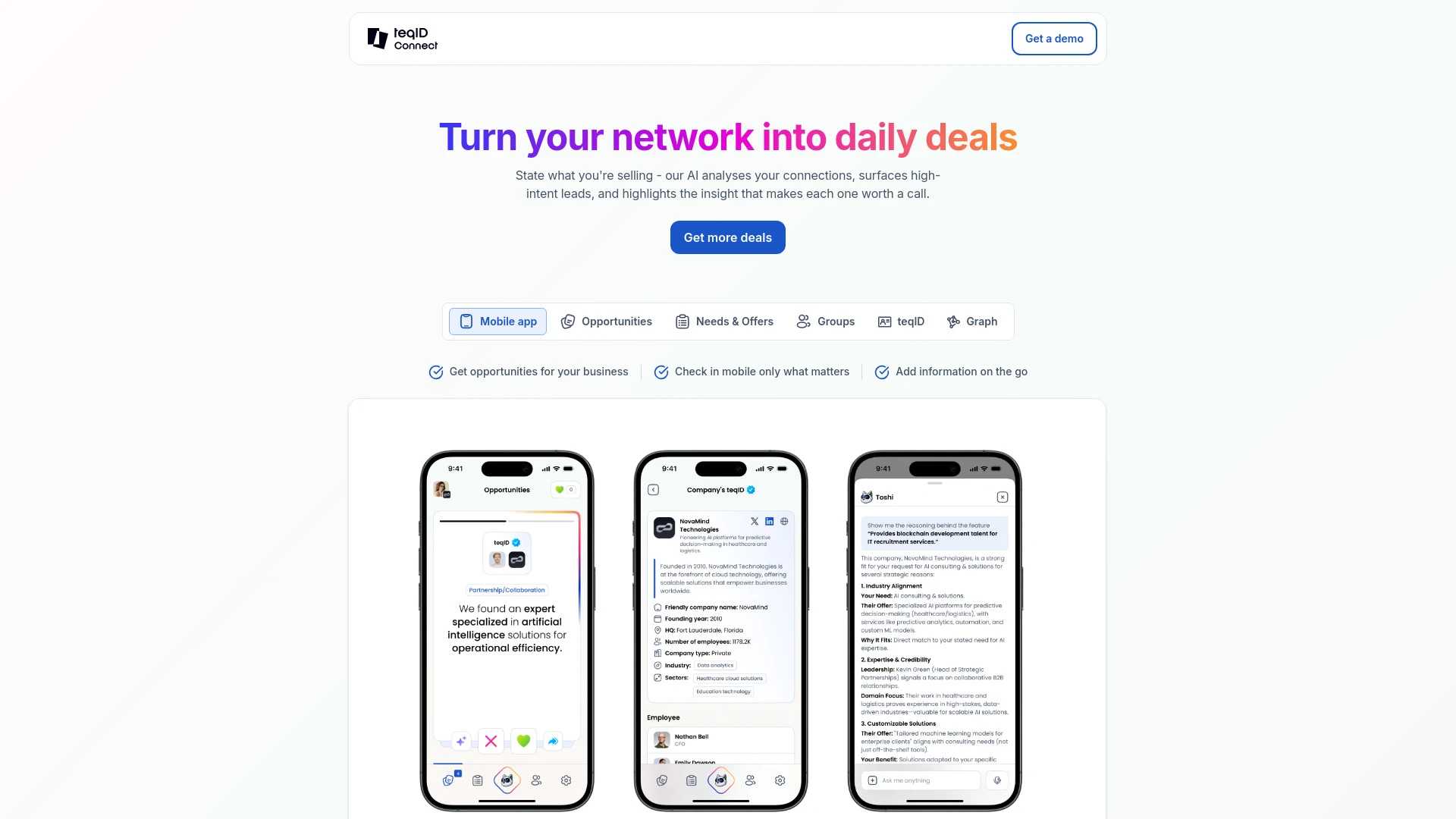 TeqID – Connect - AI Tool Ocean
