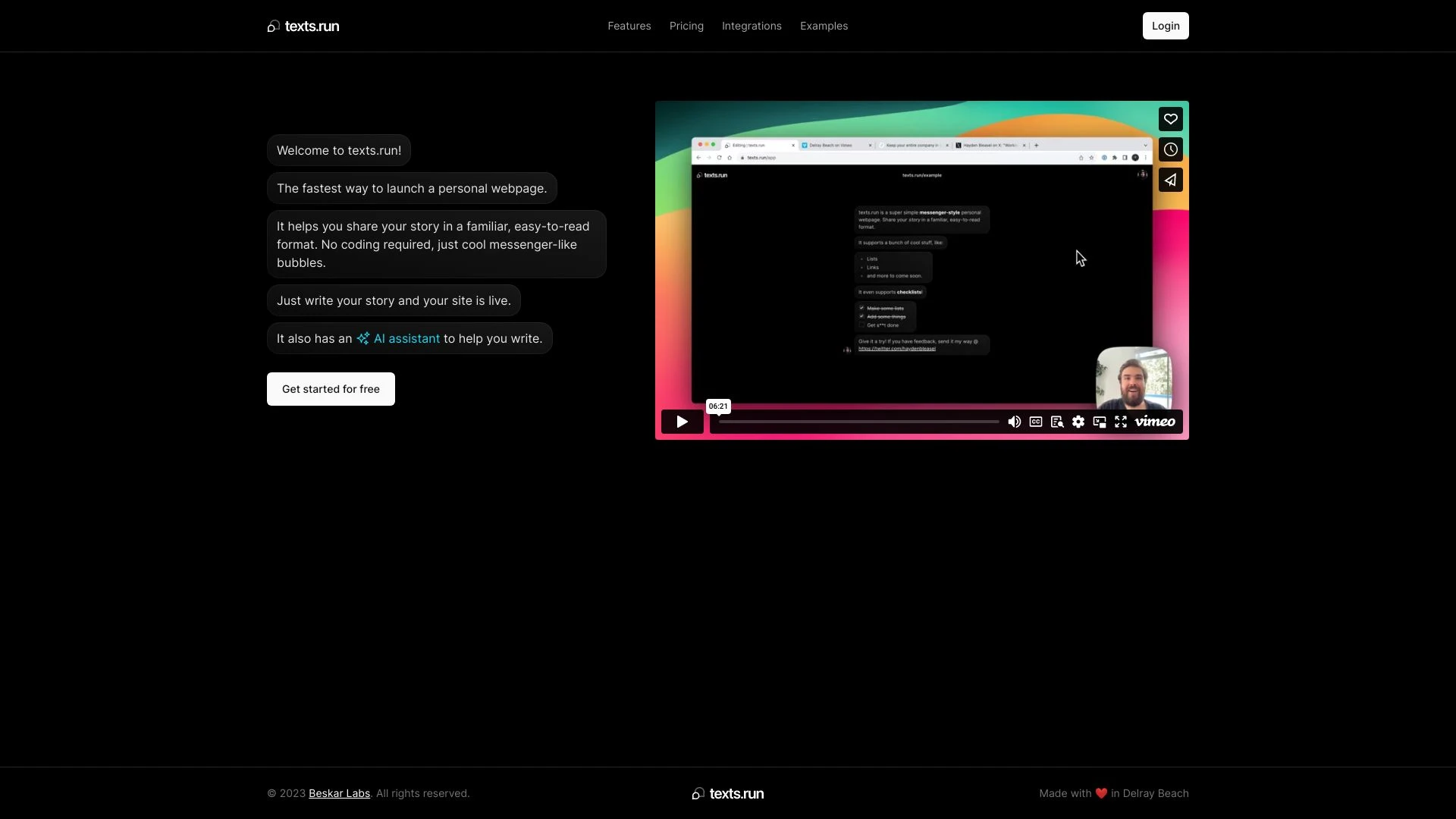 texts.run - AI Tool Ocean