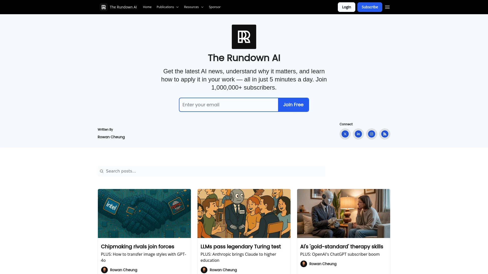 The Rundown AI - AI Tool Ocean