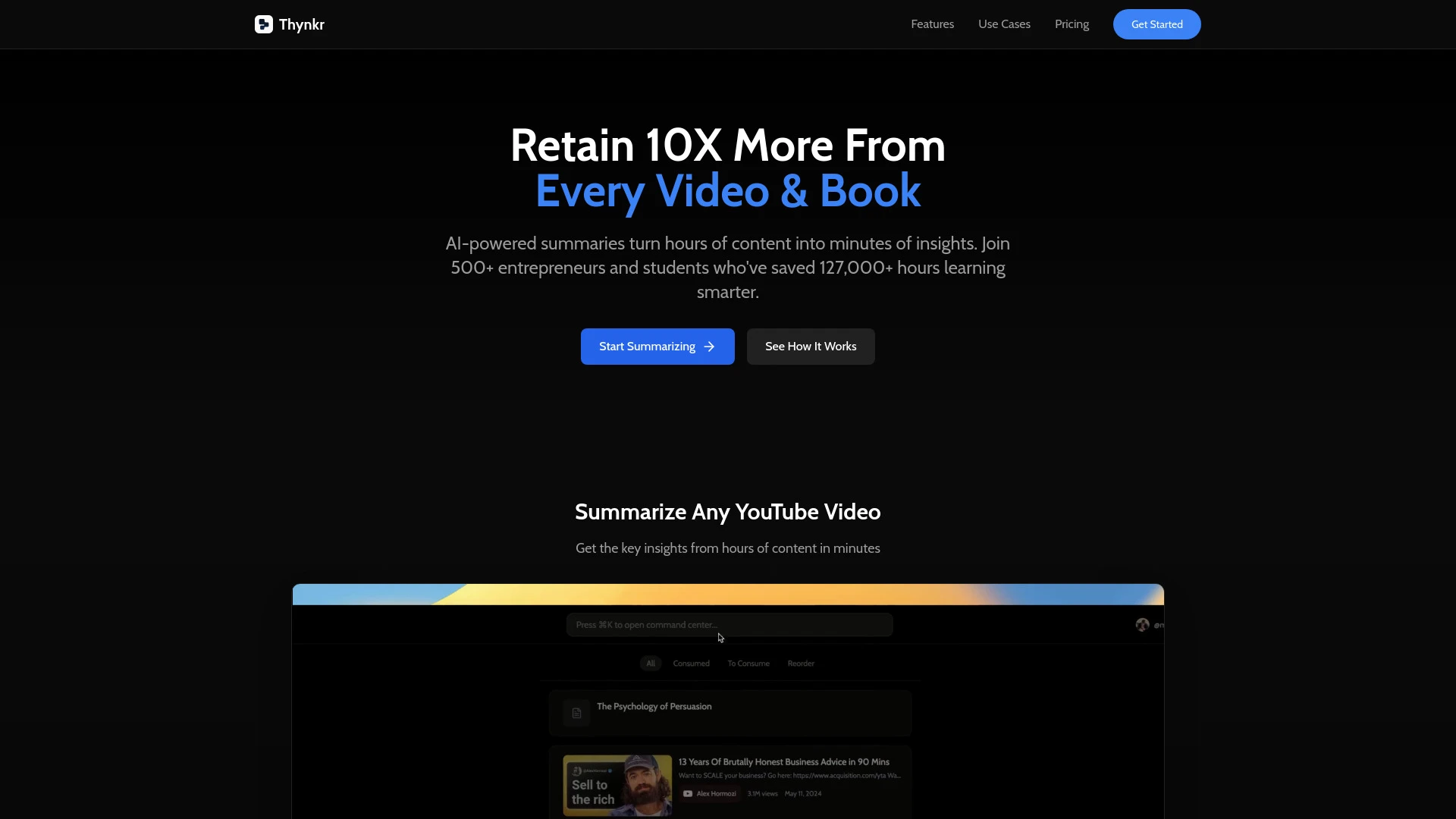 Thynkr - AI Tool Ocean