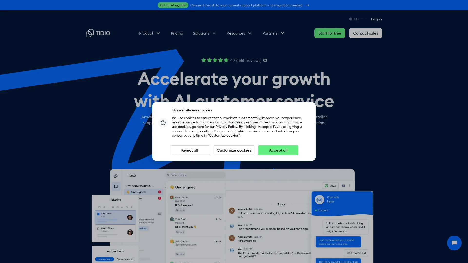 Tidio - AI Tool Ocean