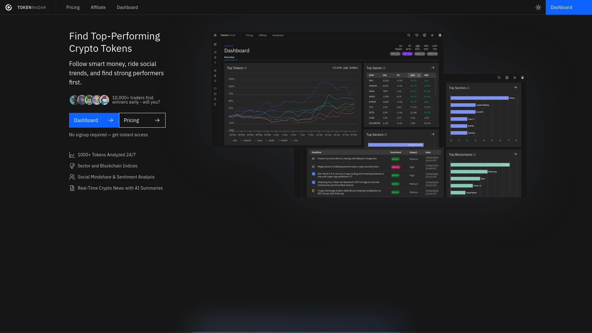 Token Radar - AI Tool Ocean