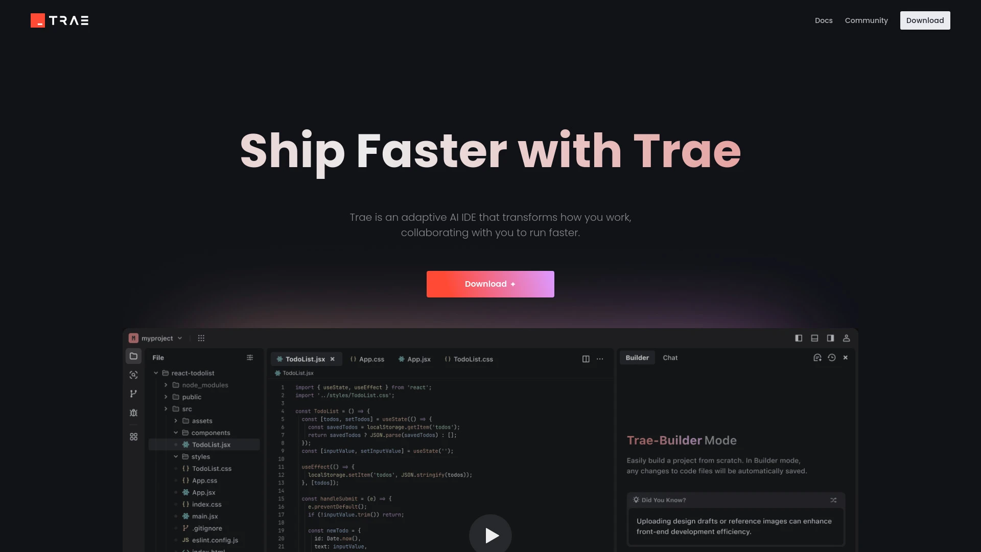 Trae - AI Tool Ocean