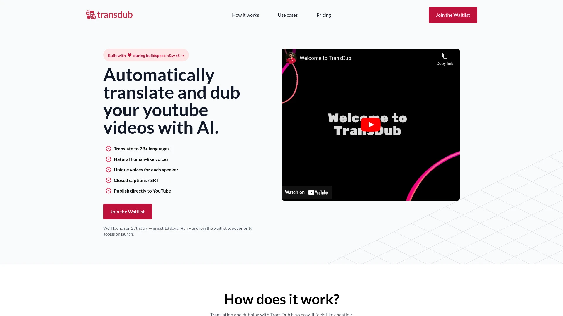 TransDub - AI Tool Ocean