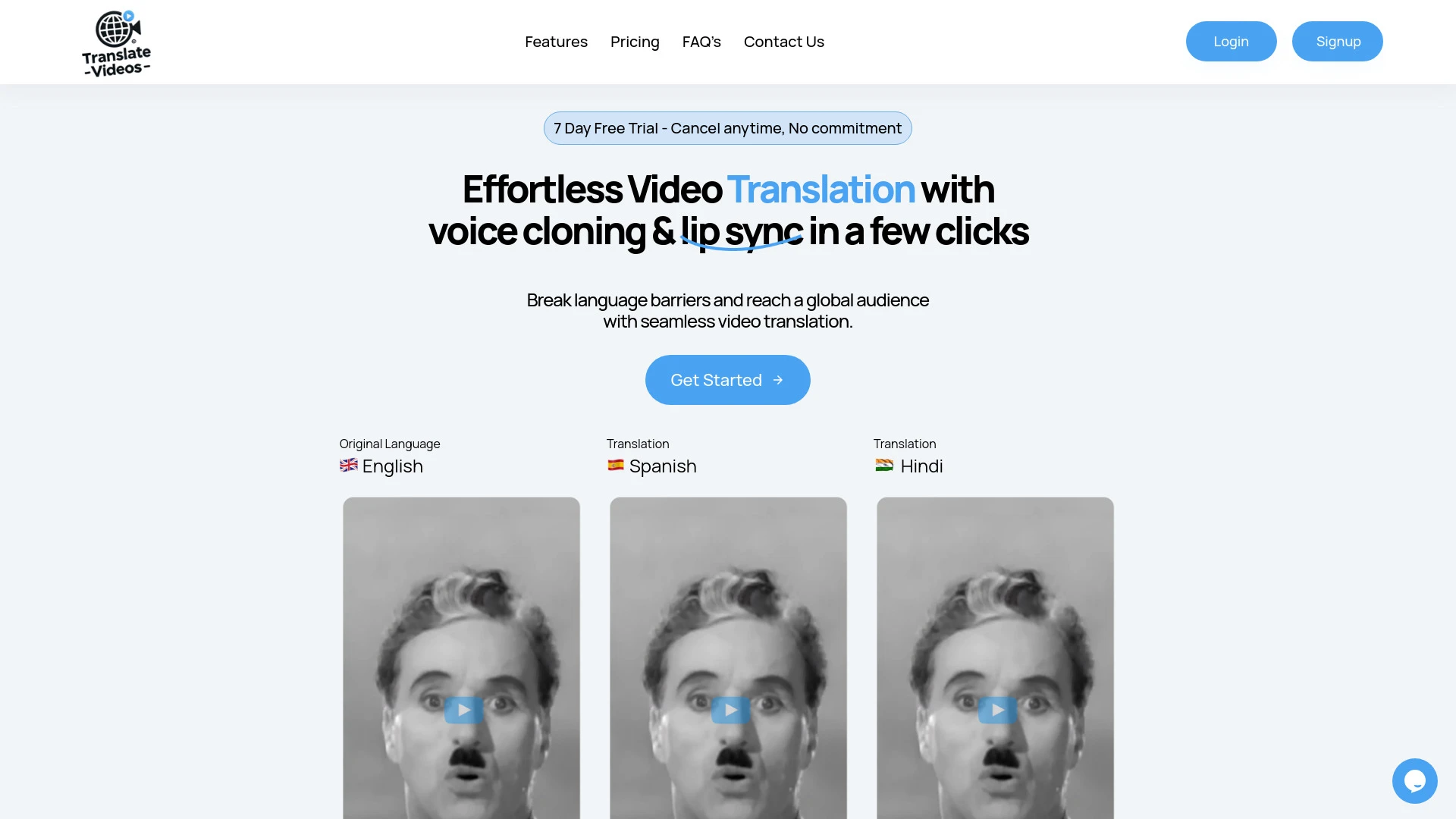 TranslateVideos.io - AI Tool Ocean