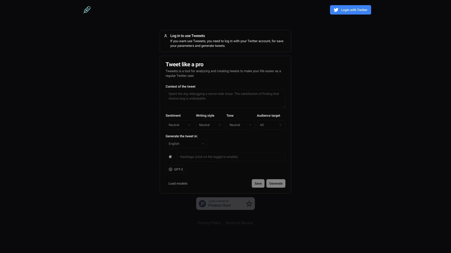 Tweeets - AI Tool Ocean