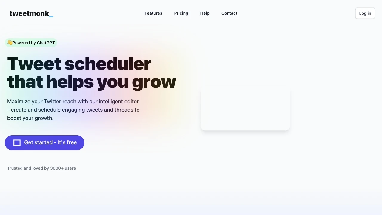 Tweetmonk - AI Tool Ocean