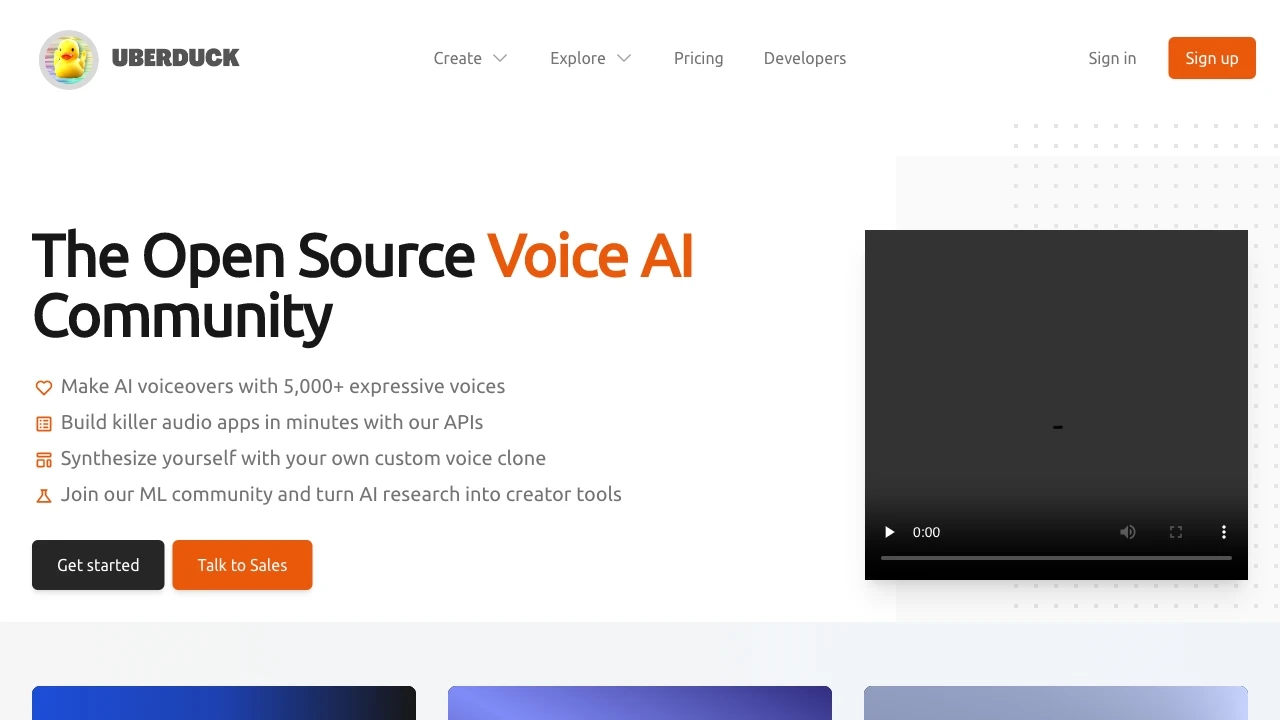 Uberduck - AI Tool Ocean