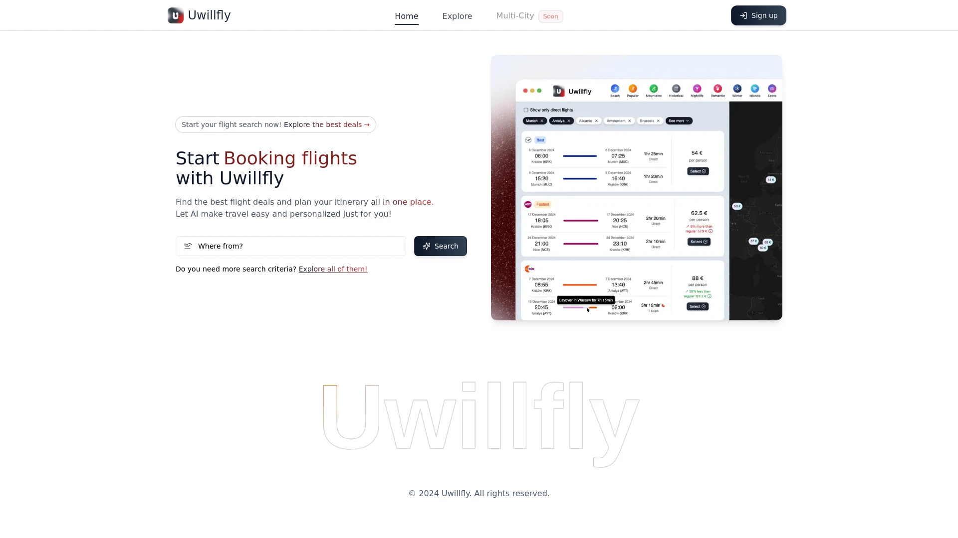 Uwillfly - AI Tool Ocean